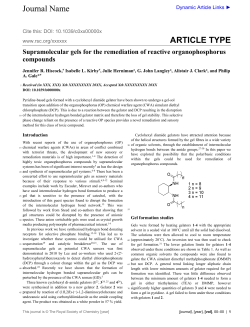 RSC Article Template (Version 3.2) - ePrints Soton