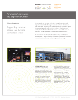New Jersey Convention and Exposition Center Supporting constant