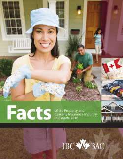 Factsof the Property and Casualty Insurance