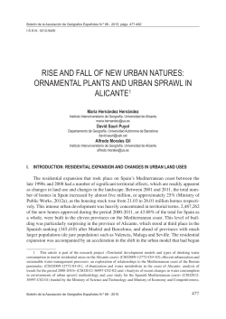 rise and fall of new urban natures: ornamental plants and urban