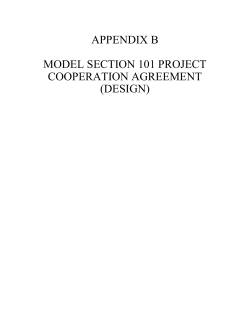 appendix b model section 101 project cooperation