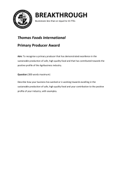 Primary Producer ≤15 FTE`s