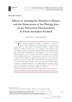 Effects of Altering the Number of Players and the Dimensions of the