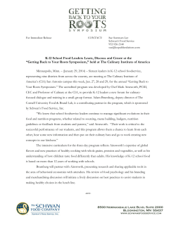 K-12 School Food Leaders Learn, Discuss and Create at the