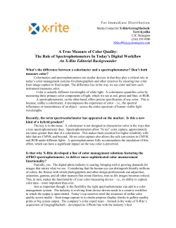 What`s the difference between a colorimeter and a