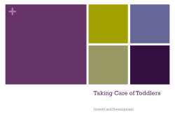 Taking Care of Toddlers