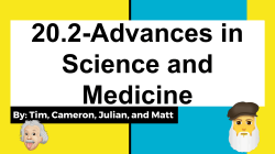20.2-Advances in Science and Medicine
