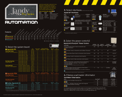 4. Choose a salt water chlorinator 3. Select the power center