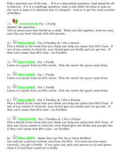 Pull a question out of hat&hellip; If it is a discussion