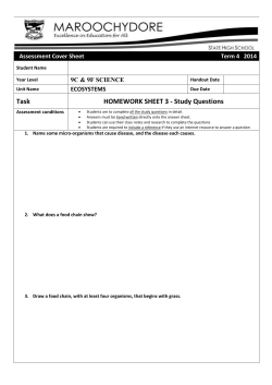 Study Questions week 3