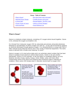 Ozone O3 - Chris de Clerq