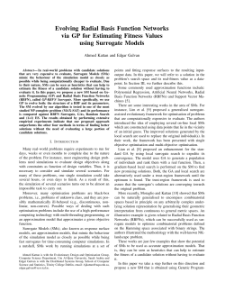 Evolving Radial Basis Function Networks via GP for