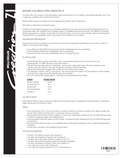 Creation ZI Before You Begin