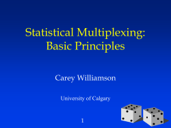 Statistical Multiplexing