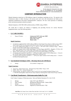REVISED Co. Introduction - sharika enterprises private limited