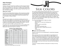 Silk Colors - Jacquard Products