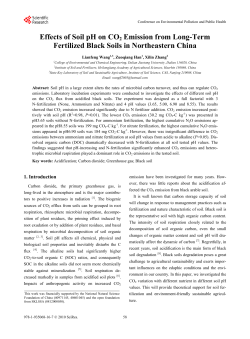 Effects of Soil pH on CO2 Emission from Long