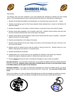 Football Game Guidelines