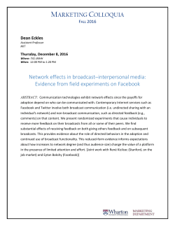 Network effects in broadcast&ndash;interpersonal media: Evidence from