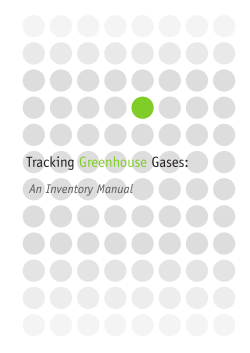 GHG Manual Rev3.indd - Climate Change Division