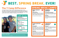 spring break camps!