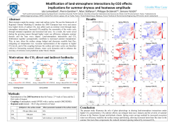 Modification of land-atmosphere interactions by CO2 effects