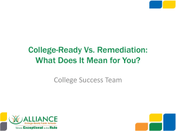 CSU/CCC Placement Tests