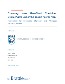 Covering New Gas-Fired Combined Cycle Plants under the Clean