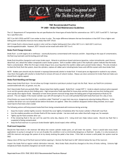 TMC Recommended Practice TP 1409 &ndash; Brake Fluid Maintenance