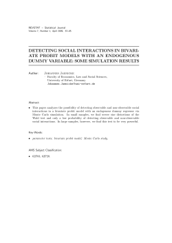 Detecting Social Interactions in Bivariate Probit Models with an