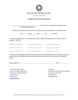 Textbook Proof of Purchase Agreement I, , testify that the receipts I