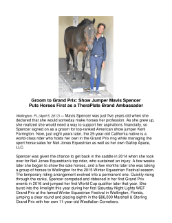 Show Jumper Mavis Spencer Puts Horses First as a TheraPlate