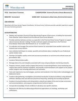 job profile - BC Public Service