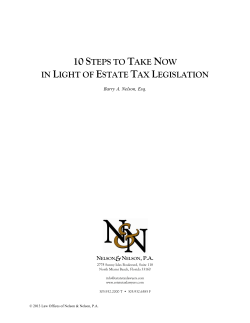 10 steps to take now in light of estate tax legislation