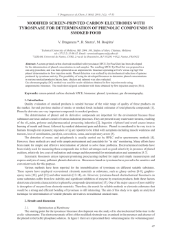 modified screen-printed carbon electrodes with tyrosinase