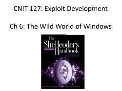 CNIT 127: Exploit Development Ch 1: Before you begin