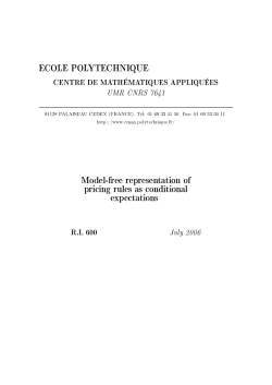 Model-free representation of pricing rules as conditional expectations