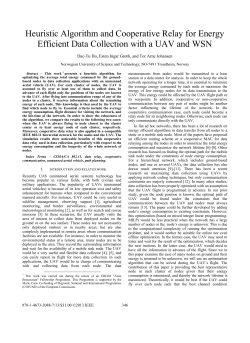 Heuristic Algorithm and Cooperative Relay for Efficient Energy Data