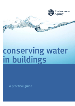 Conserving water in buildings