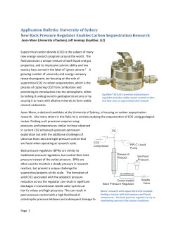 New Back Pressure Regulator Enables Carbon