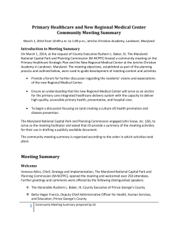 Primary Healthcare and New Regional Medical Center