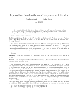 Improved lower bound on the size of Kakeya sets over finite fields
