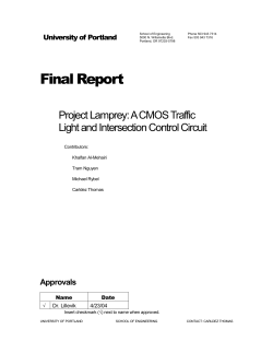 State Machine Design - University of Portland