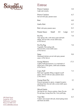 PRAWN CRACKERS Light and crunchy