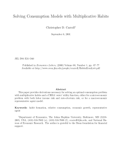 Solving Consumption Models with Multiplicative Habits