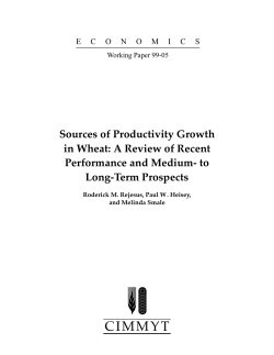 Economics Working Paper 99-05. Sources of