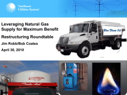 Leveraging Natural Gas Supply for Maximum Benefit Restructuring
