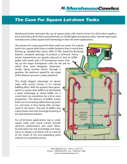 The Case For Square Let-down Tanks