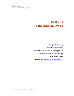 lesson &ndash; 20 consumer learning theories and