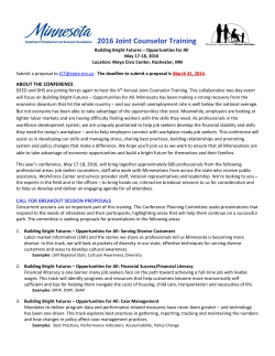 2016 Joint Counselor Training